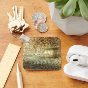 Rustieke herfsttuin sleutelhanger