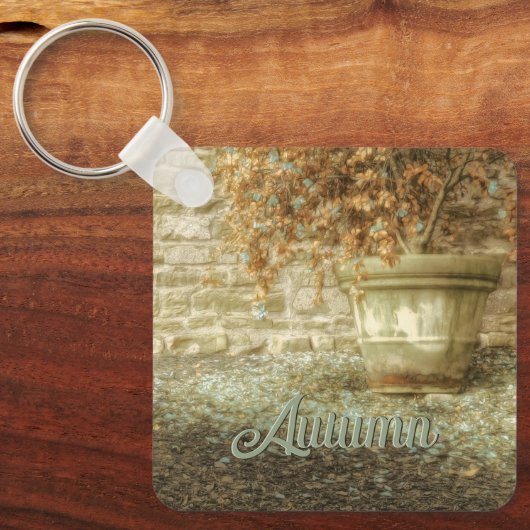 Rustieke herfsttuin sleutelhanger (Voorkant)