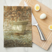 Rustieke herfsttuin theedoek (Quarter Fold)