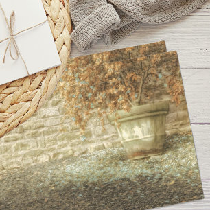 Rustieke herfsttuin tissuepapier