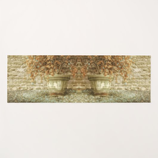 Rustieke herfsttuin yogamat (Voorkant (horizontaal))