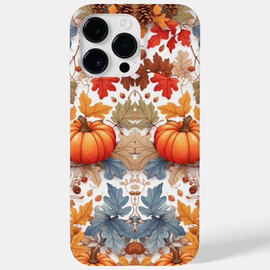 Rustieke herfstvibes geschilderde pompoenen Case-Mate iPhone case (Achterkant)