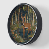 Rustieke herten bohemian bos groen (Hoek)