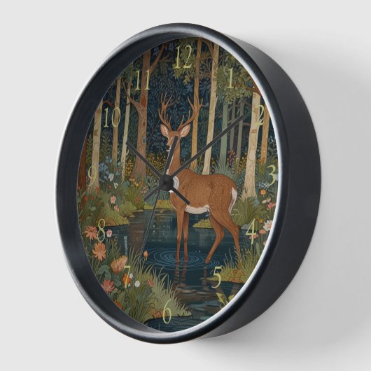 Rustieke herten bohemian bos groen (Hoek)