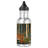 Rustieke herten boho bos bos groen waterfles  (Rechts)