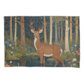 Rustieke herten boho bos bos moeder natuur kussensloop (Voorkant-Links)