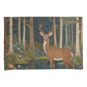 Rustieke herten boho bos bos moeder natuur kussensloop (Voorkant-Rechts)