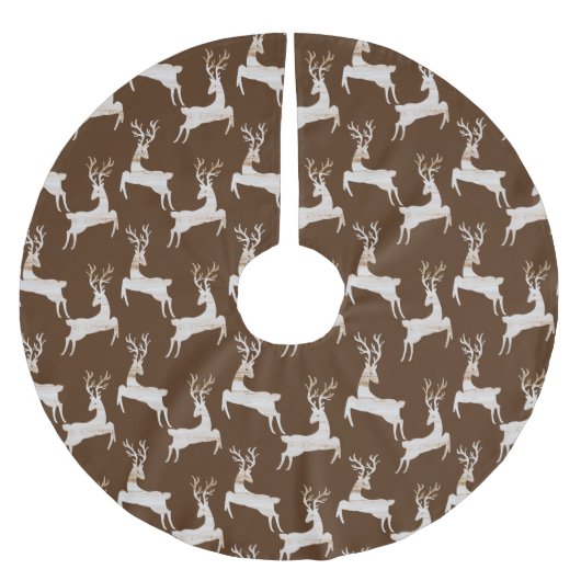 Rustieke herten boom rok kerstboom rok (Voorkant)