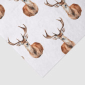 Rustieke Herten Wildlife Waterverf Tissuepapier (Detail)