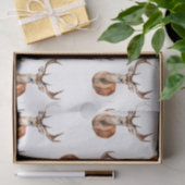 Rustieke Herten Wildlife Waterverf Tissuepapier (Geschenk)