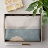 Rustieke Highland Koe in Winter Art Decoupage Tissuepapier (Geschenk)