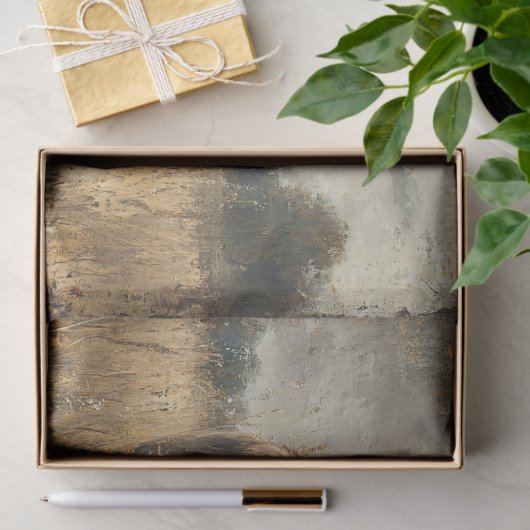 Rustieke Highland Koe Landscape Art Decoupage Tissuepapier (Geschenk)