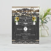 Rustieke Hoefijzers & Bloemen Country VERJAARDAGSF Kaart (Staand voorkant)