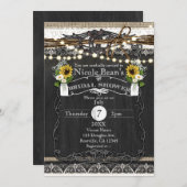 Rustieke Hoefijzers & Bloemen Landelijk VRIJGEZELL Kaart (Voorkant / Achterkant)