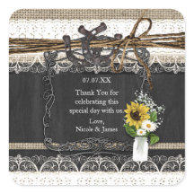 Rustieke Hoefijzers & Bloemen Landelijke Stickers