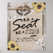 Rustieke Hoefijzers Kies Een Stoel Niet Een Kant T Poster (Voorkant)