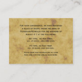 Rustieke Hoefijzers Noodlijdend BG Accommodaties Informatiekaartje (Achterkant)