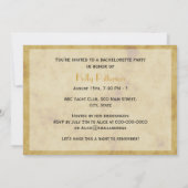 Rustieke Hoefijzers Noodlijdend BG H Bachelorette Kaart (Achterkant)