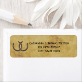 Rustieke Hoefijzers Noodlijdend BG Retouradres Etiket (Insitu)