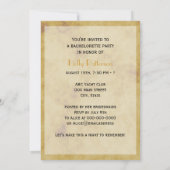 Rustieke Hoefijzers Noodlijdend BG V Bachelorette Kaart (Achterkant)