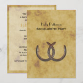 Rustieke Hoefijzers Noodlijdend BG V Bachelorette Kaart (Voorkant / Achterkant)