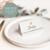 Rustieke Hoefijzers & Touwbekleding Plaatskaartje