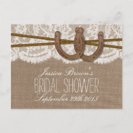 Rustieke Hoefijzers Vrijgezellenfeest Recept Kaart