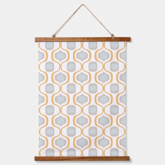 Rustieke hoeken: Geometrische tinten van de boerde Hangend Wandkleed (Voorkant)