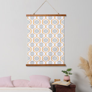 Rustieke hoeken: Geometrische tinten van de boerde Hangend Wandkleed