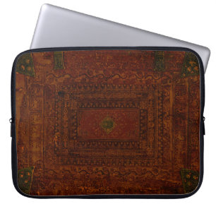Rustieke Hoesjes gegraveerd leder Laptop Sleeve