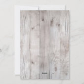 Rustieke Holly Berries Snoep Vrolijke Kerst Kaart (Achterkant)