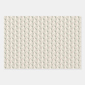 Rustieke Holly Berry Foliage Kerstmis Inpakpapier Vel (Voorkant)