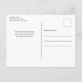 Rustieke hond verjaardagsfeestje puppy huisdier fo uitnodiging briefkaart (Achterkant)