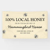 Rustieke  Honey Business Spandoek (Horizontaal)