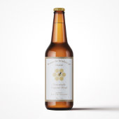 Rustieke Honing of Mead Bottle Label Sticker