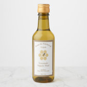 Rustieke Honing of Mead Bottle Label Sticker (Voorkant)