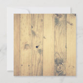 rustieke honingden save the date (Achterkant)