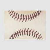 Rustieke honkbal snaren verticaal tissuepapier (Voorkant)