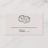 Rustieke Horse Country Westerne bruiloft escort Plaatskaartje (Voorkant)