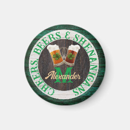Rustieke hout Cheers Biertjes Kolder Magneet