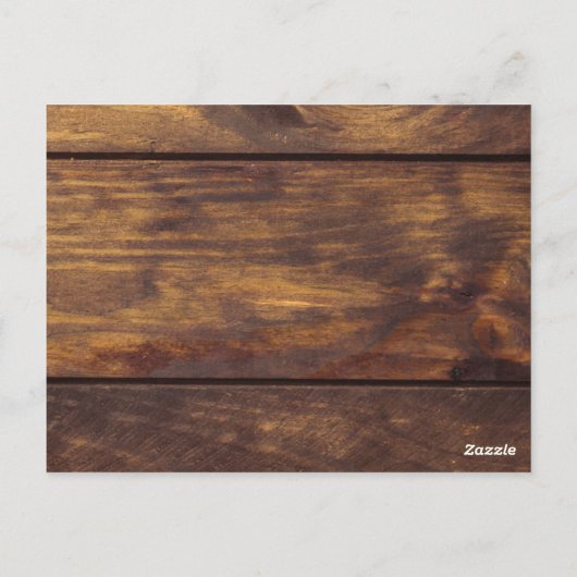 Rustieke hout Zonnebloem Herfst Bruiloft Dank u Briefkaart (Achterkant)