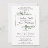 Rustieke hout Zuidelijke Katoen Boll Bruiloft Douc Kaart (Voorkant)