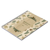 Rustieke houtachtige familieherinneringen notitieboek (Linkerzijde)