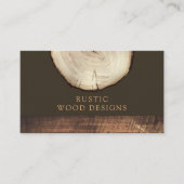 Rustieke houtbewerker Carpenter Visitekaartje (Voorkant)