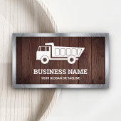 Rustieke Houtbouw Hauling Dump Truck Visitekaartje