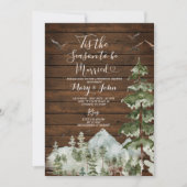 Rustieke houtdennenboom Dit is het seizoen om te t Kaart (Voorkant)