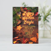 Rustieke Houten Bak Geestdrift Helder Kerstfeest Kaart (Staand voorkant)