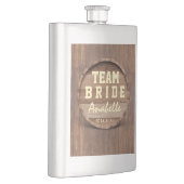 Rustieke Houten Barrel Wedding Favoriet TEAM BRUID Flacon (Rechts)