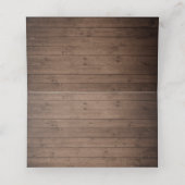 Rustieke Houten Blauwe Hortensia Slingerlichten Me Plaatskaartje (Binnenkant ongevouwen)