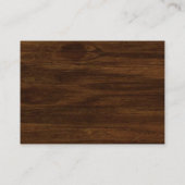 Rustieke houten bloemenlaarzen of strikken Geslach Informatiekaartje (Achterkant)